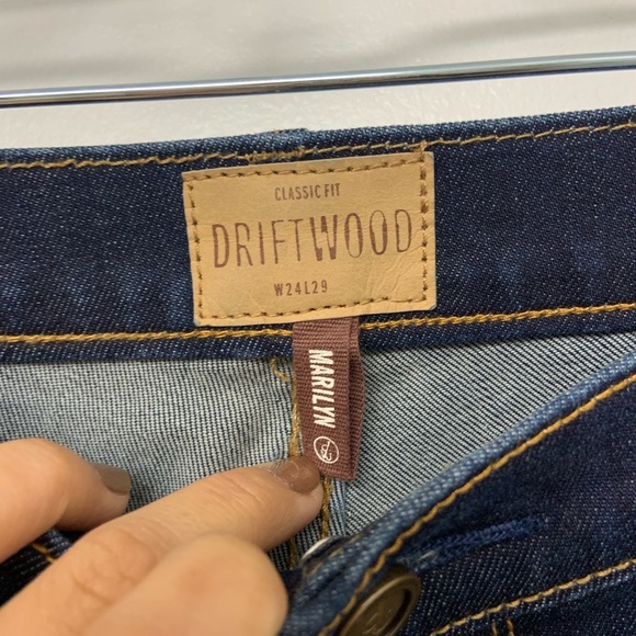 Driftwood Marilyn Boho Embroidered Skinny Jeans 24 - Picture 4 of 8